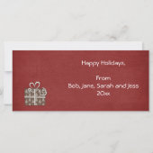 クリスマスインスタグラムフォトラックカード (裏面)