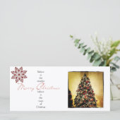 クリスマスインスタグラムフォトラックカード (スタンド正面)