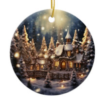 クリスマスインスパイアをテーマにした童話の城