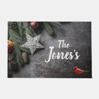 クリスマスインスパイアカスタムドアマット ドアマット
