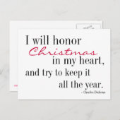 クリスマスインスピレーションはがき シーズンポストカード (正面/裏面)