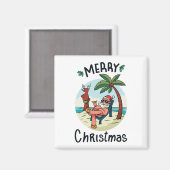 クリスマスインセブンスススススススクエアステッカーポストカード マグネット (正面/裏面)