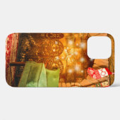 クリスマスインテリアの部屋の暖炉、クリスマスツリー。 Case-Mate iPhoneケース (裏面 (横))