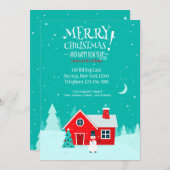 クリスマスインニューホームホリデーカード シーズンカード (正面/裏面)