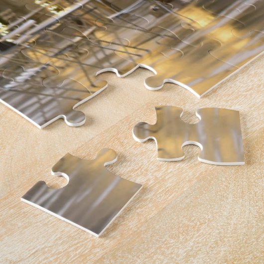 クリスマスインニューヨークシティホリデーライツNYC ジグソーパズル (側面)