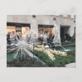 クリスマスインニューヨークシティロックフェラーセンターカード シーズンポストカード (正面)