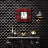 クリスマスインプレイドホリデーウォールアートスクエア ポスター