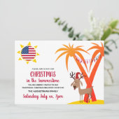 クリスマスイン夏期アメリカパーティー 招待状 (スタンド正面)