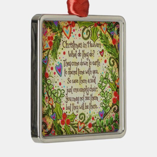 クリスマスイン天国感動的休日 メタルオーナメント (右)