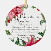 クリスマスイン天国記念写真 セラミックオーナメント (正面)