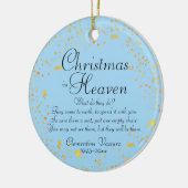 クリスマスイン天国金ゴールド(ばちゃばちゃ)跳ねる記念写真 セラミックオーナメント (左)