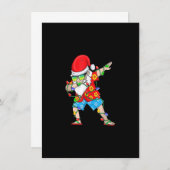 クリスマスイン7月ハワイアンサンタ・ダビング・クリスマス 招待状 (正面/裏面)