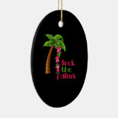 クリスマスイン7月ビーチデッキパームズクルーズ セラミックオーナメント (右)