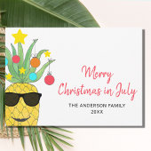 クリスマスイン7月ホリデーカード シーズンカード