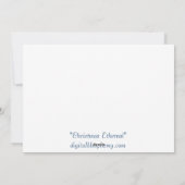 クリスマスイーサリークリスマスカード シーズンカード (裏面)