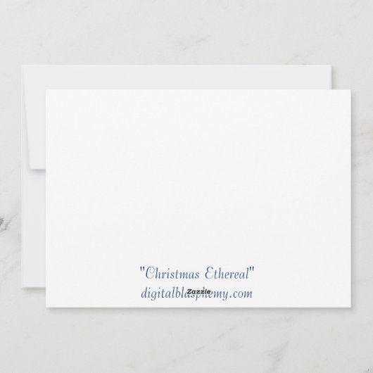 クリスマスイーサリークリスマスカード シーズンカード (裏面)