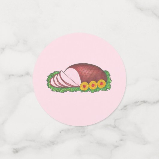 クリスマスイースターホリデーディナーフードをハム コンフェッティ (スモール正面)