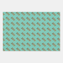 クリスマスイーヒョウ柄 ラッピングペーパーシート