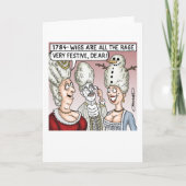 クリスマスウィグホリデーカード シーズンカード (正面)