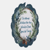 クリスマスウィズグリーナリーリーススペシャルフレンド オーナメントカード (右)