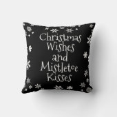 クリスマスウィズミスタントーキス白黒 クッション (裏面)