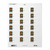 クリスマスウィッシュからヴィンテージサンタギフトラベル ラベル (フルシート)