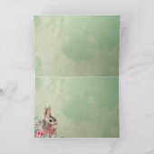 クリスマスウィッシュかわいいバニーラビットホ空白のリデイ シーズンカード (内部)