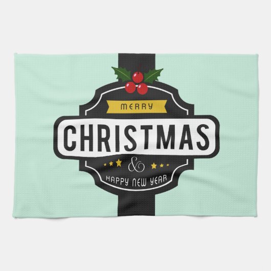 クリスマスウィッシュのキッチンタオル キッチンタオル (横)