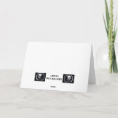 クリスマスウィッシュもつれ込んだ喜びのクリスマス カード (裏面)