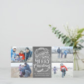 クリスマスウィッシュコレクション4フォトチョークホリデー シーズンカード (スタンド正面)