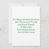 クリスマスウィッシュズカードの送信 サンキューカード (裏面)