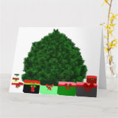 クリスマスウィッシュズカード カード (黄色い花)