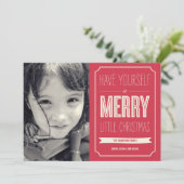 クリスマスウィッシュズホリデーフォトカード シーズンカード (スタンド正面)