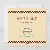 クリスマスウィッシュチャイルド&キティ猫クリスマス シーズンカード (裏面)