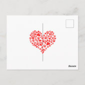 クリスマスウィッシュドッグパピーキスかわいいペットカスタム ポストカード (裏面)