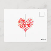 クリスマスウィッシュドッグパピーキスかわいいペットカスタム ポストカード (裏面)