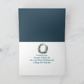 クリスマスウィッシュパイングリーンリーリースfor Doctor シーズンカード (内部)