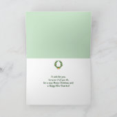 クリスマスウィッシュホリーベリーリースfor Doctor シーズンカード (内部)