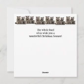 クリスマスウィッシュボスアライグマの全負荷 シーズンカード (裏面)