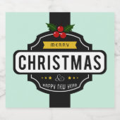 クリスマスウィッシュボトルラベル ビールラベル (シングルラベル)
