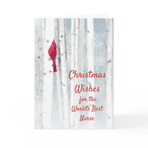 クリスマスウィッシュレッド(鳥)ショウジョウコウカンチョウナース