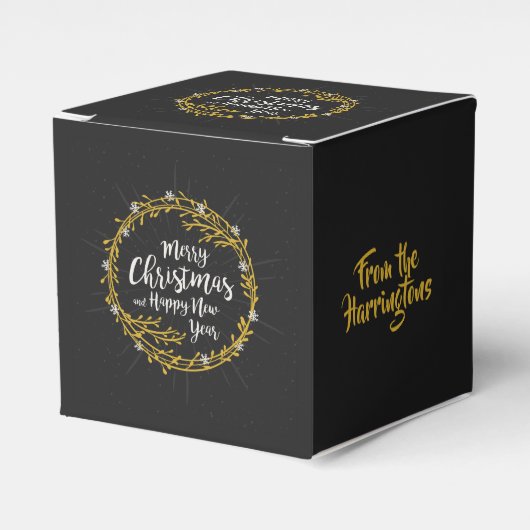 クリスマスウィッシュ名前をカスタムするのお願いボックス フェイバーボックス (正面サイド)