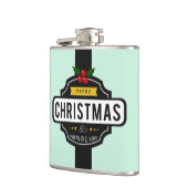 クリスマスウィッシュ名前をカスタムするフラスコ フラスク (左)