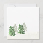 クリスマスウィッシュ新しいホーム暖炉ホリデームービング 案内状 (裏面)