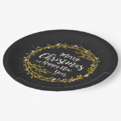 クリスマスウィッシュ紙プレート ペーパープレート (アングル)