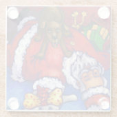 クリスマスウィッシュ絵画ズ ガラスコースター (裏面)