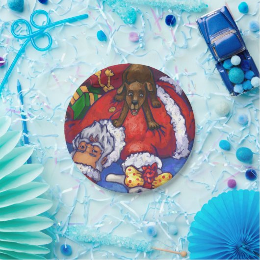 クリスマスウィッシュ絵画ズ ペーパープレート (パーティー)