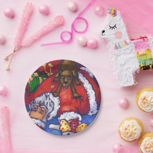 クリスマスウィッシュ絵画ズ ペーパープレート (パーティー)