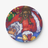 クリスマスウィッシュ絵画ズ ペーパープレート (正面)