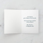 クリスマスウィッシュ赤い(鳥)ショウジョウコウカンチョウ夫の友人の穴 シーズンカード (内部)